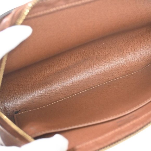 LOUIS VUITTON Orsay Clutch Hand Bag Monogram Leather Brown France - Picture 12 of 16